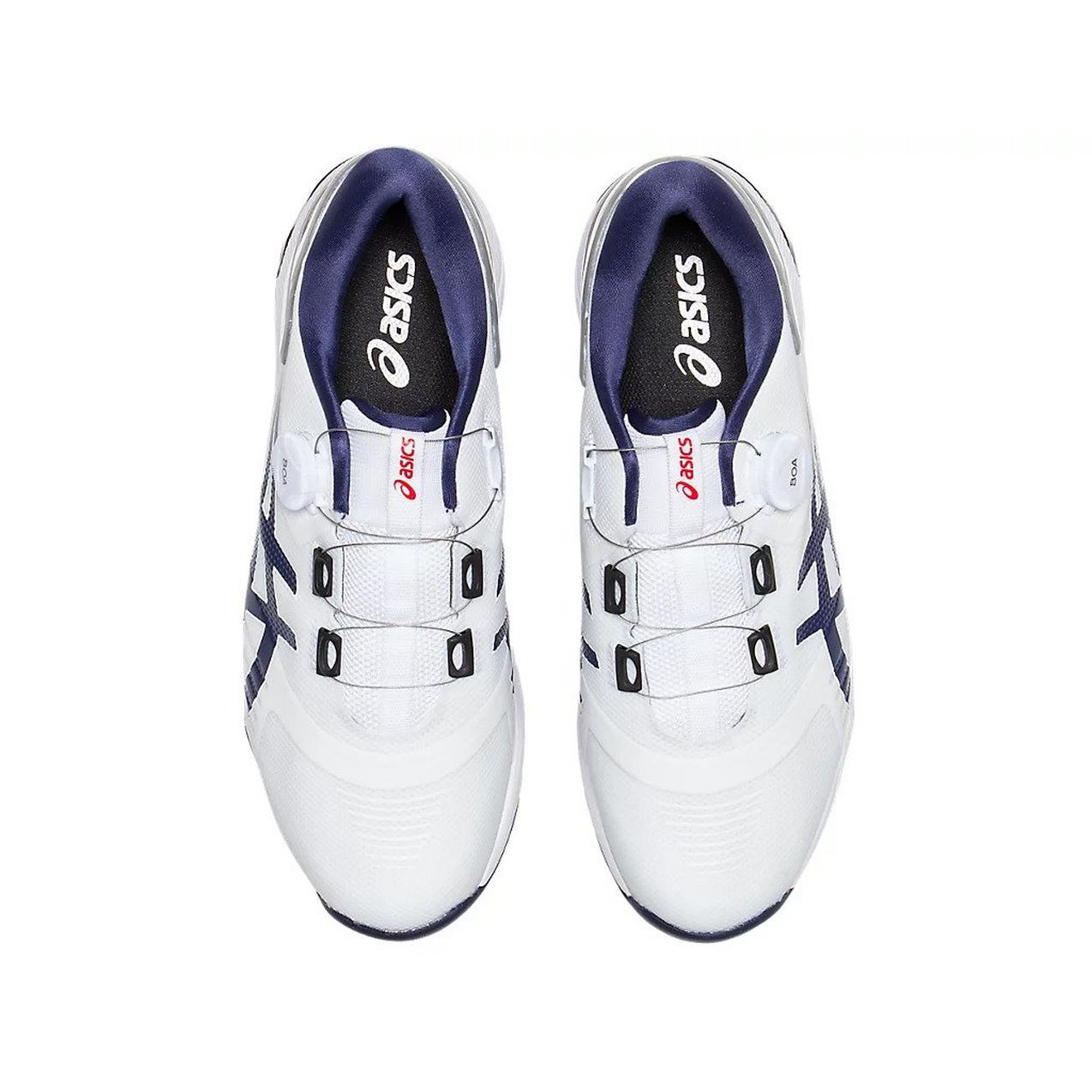 Men's Gel Duo Boa Spiked Golf Shoe-White/Navy/Grey