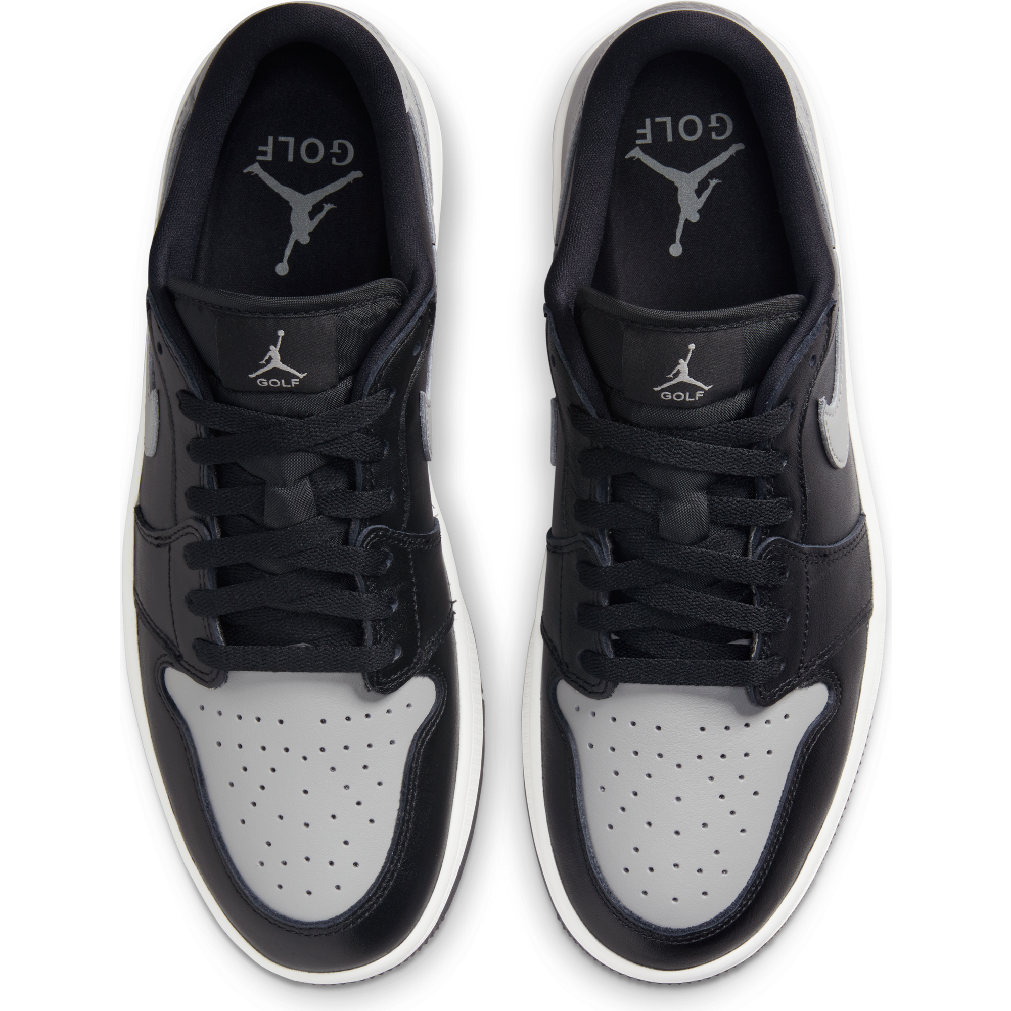 Air Jordan 1 Low G Spikeless Golf Shoe - Black/Grey