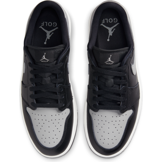 Air Jordan 1 Low G Spikeless Golf Shoe - Black/Grey | NIKE | Golf
