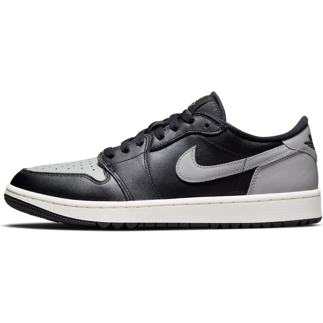 Air Jordan 1 Low G Spikeless Golf Shoe - Black/Grey | NIKE | Golf