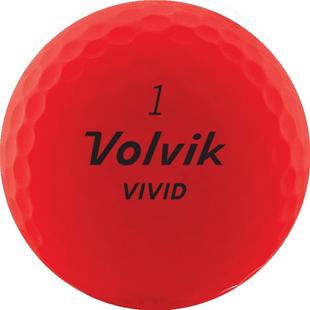 Vivid Golf Balls - Red VOLVIK