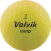 2022 Vivid Golf Balls - Yellow