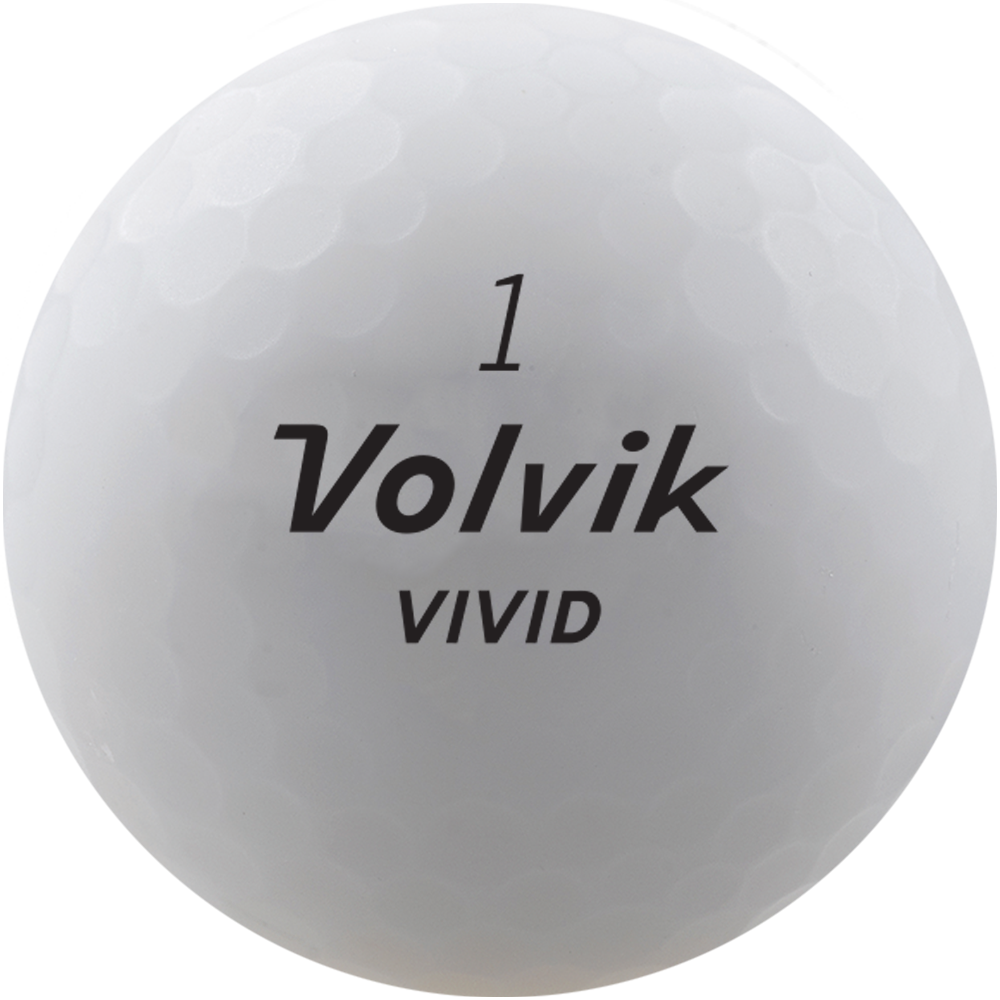 Vivid Golf Balls - White