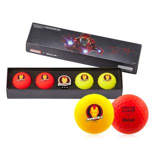 Marvel Vivid 2.0 4 Pack Gift Set Golf Balls - Ironman Edition