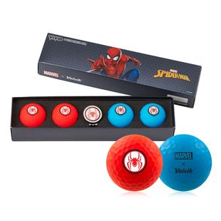 Ensemble cadeau balles de golf Marvel Vivid 2.0, paquet de 4 - Édition Spiderman