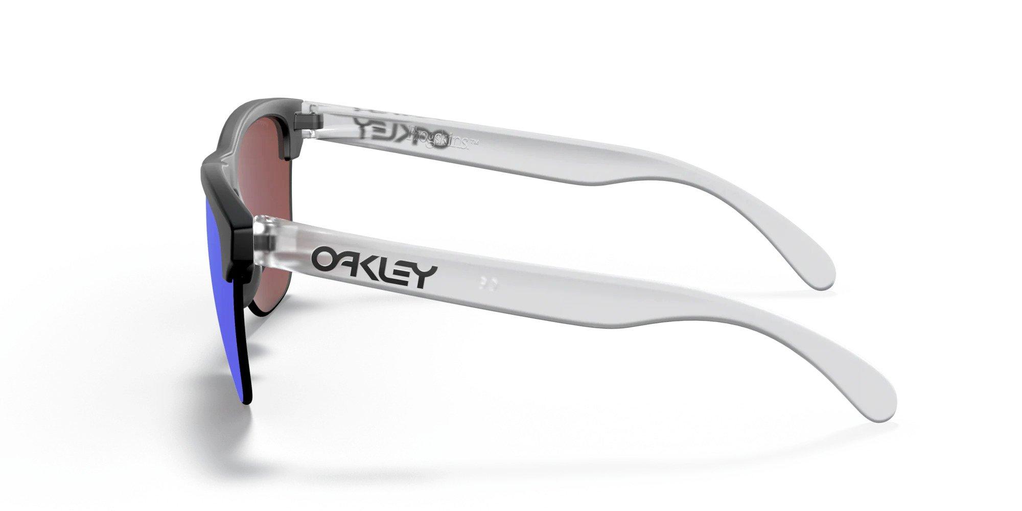 Frogskins Lite Matte Black/Matte Clear w/Prizm Sapphire Iridium Sunglasses