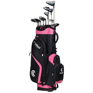 Women's Launcher XL 11PC Package Set with Black/Pink Bag CLEVELAND