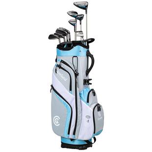 Women's Launcher XL 11-Piece Package Set  with Graphite Shafts and Grey/Blue Bag CLEVELAND