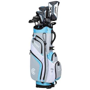 Ensemble complet Launcher XL avec sac gris/bleu pour femmes, 11 pi&egrave;ces CLEVELAND
