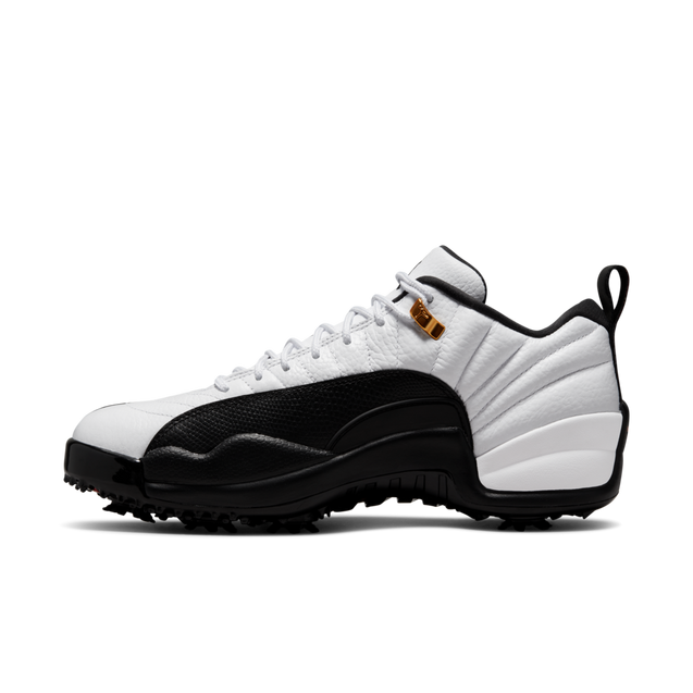 Air Jordan XII Low Spiked Golf Shoe - White | NIKE | Golf Shoes 