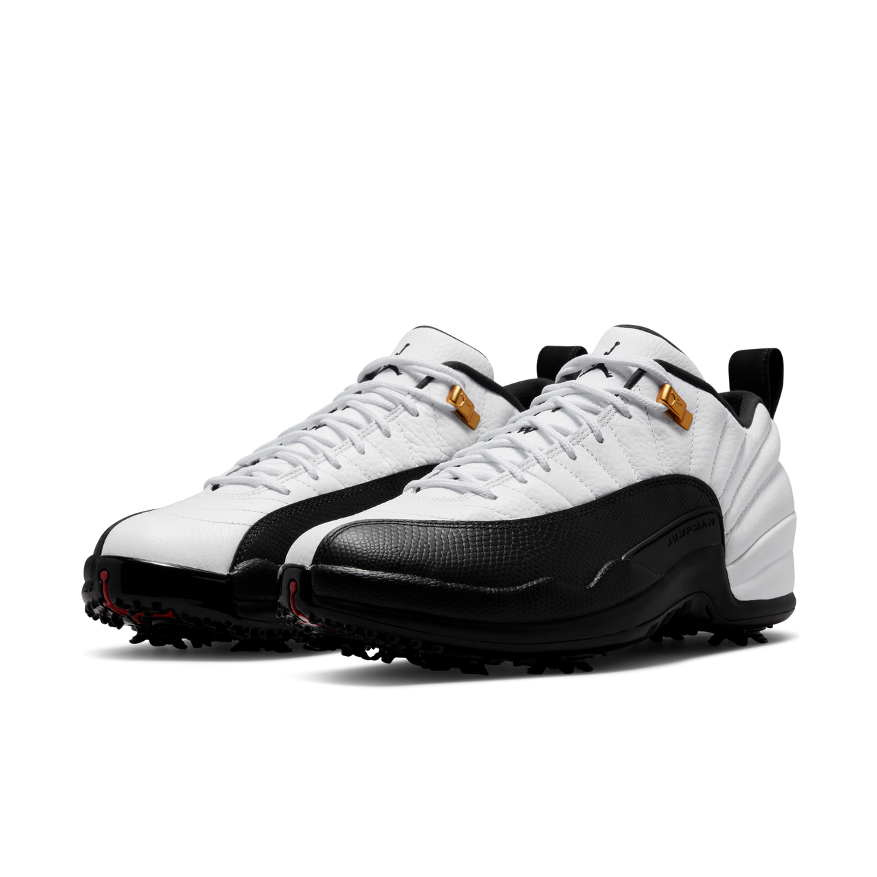 Air Jordan XII Low Spiked Golf Shoe - White | NIKE | Golf
