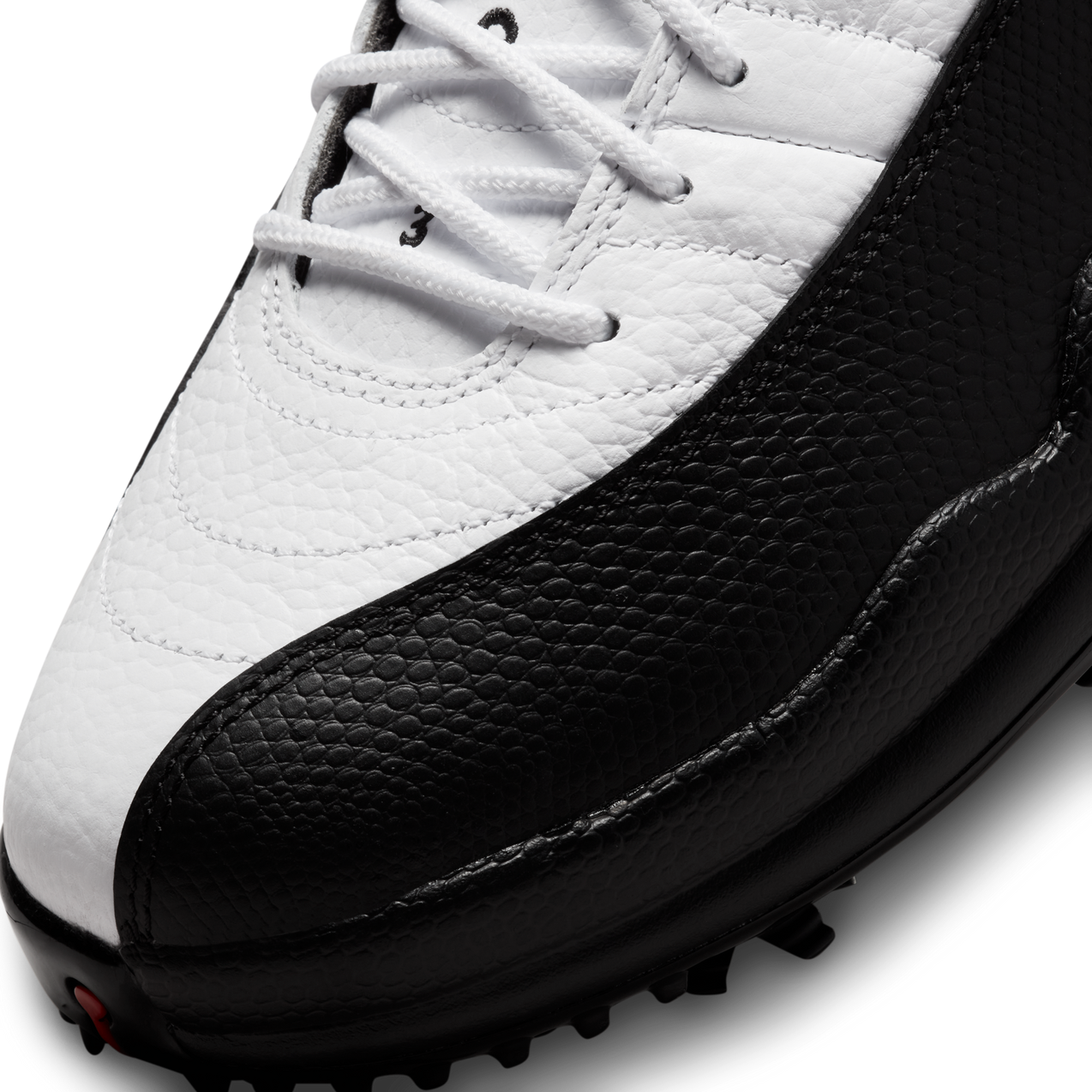 Air Jordan XII Low Spiked Golf Shoe - White | NIKE | Golf