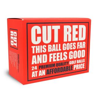 Cut Red 24pk Golf Balls