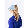 Women's High Ponytail Performance 2.0 Cap - Light Blue