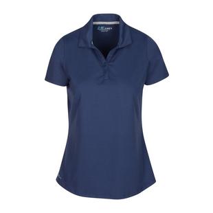 Women's Penelope Short Sleeve Polo HEATHER GREY