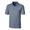 NAVY | Men's Forge Heather Stripe Short Sleeve Polo