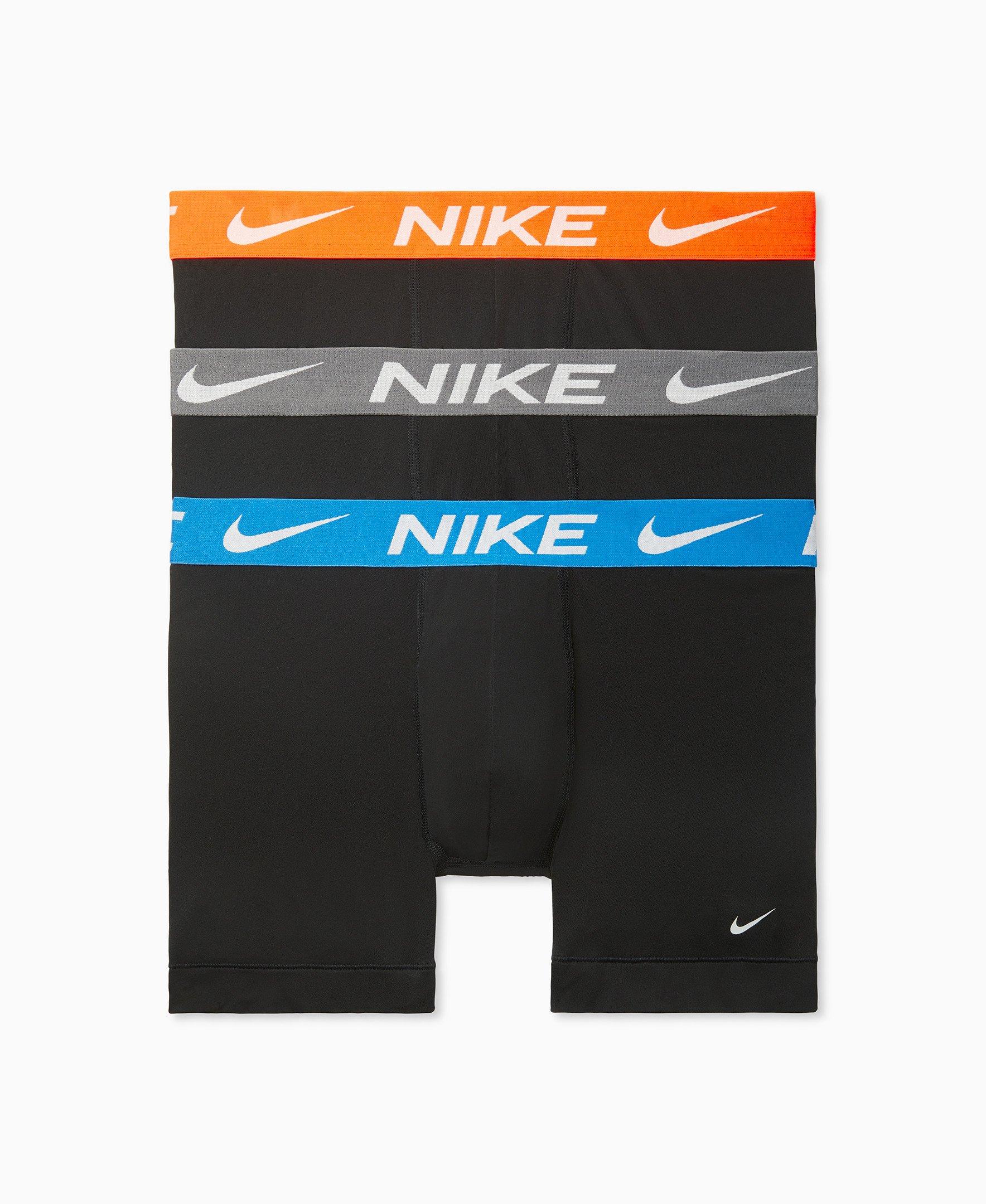 Nike Men's 3-pack Essential Micro Hip Briefs Underwear Black Size L 1037  for sale online