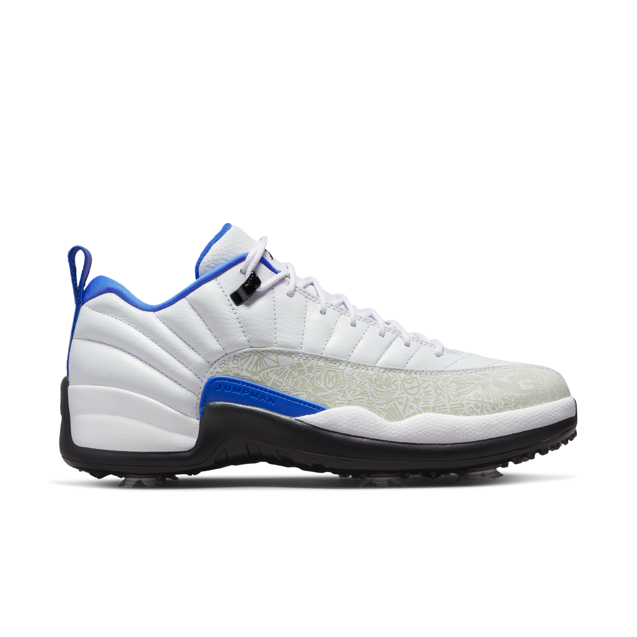 Air Jordan XII G NRG PGA22 Spiked Golf Shoe - White/Navy