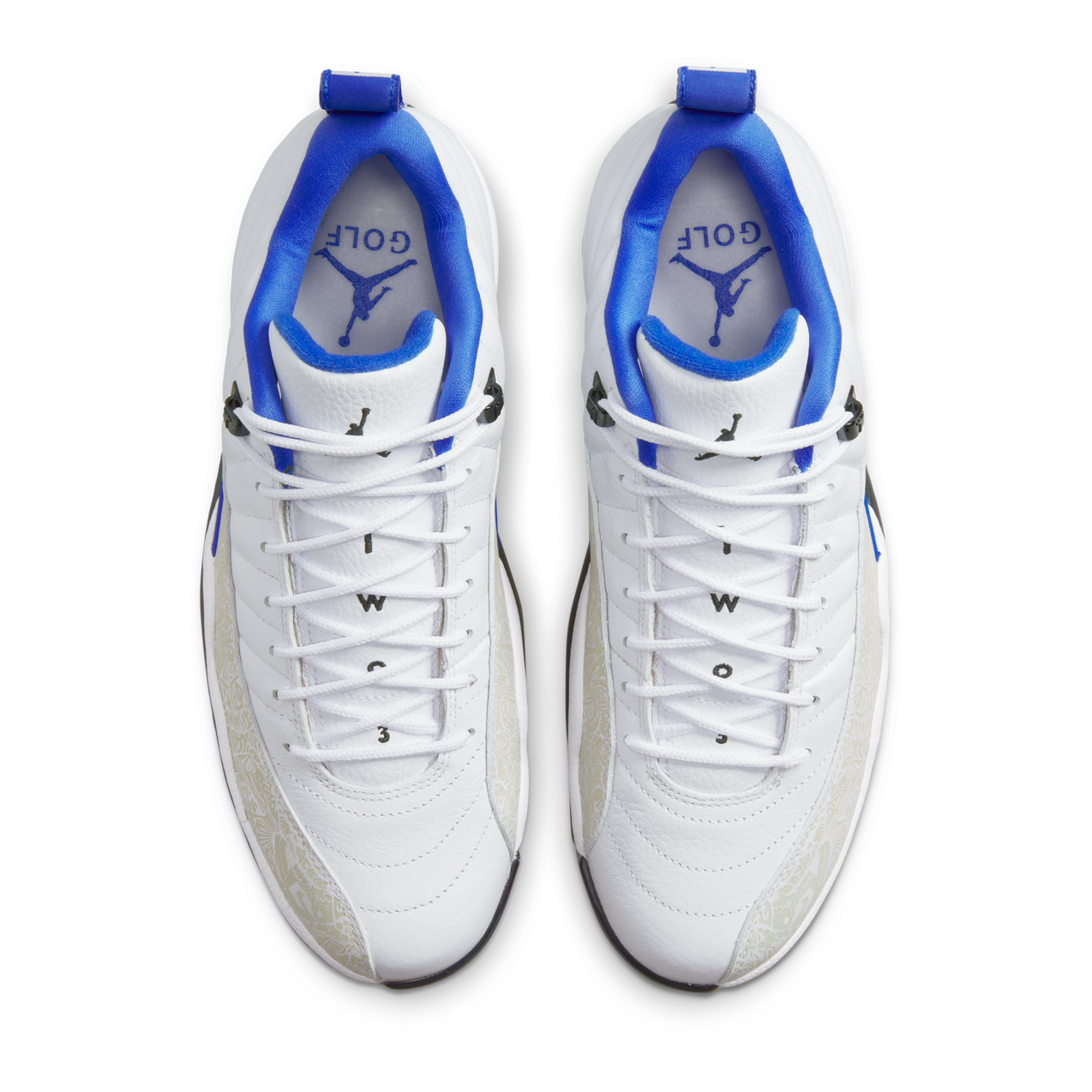 Air Jordan XII G NRG PGA22 Spiked Golf Shoe - White/Navy