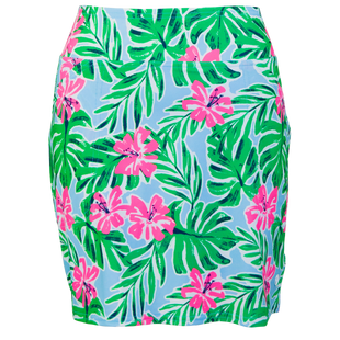 Jupe-short Mina à imprimé hibiscus pour femmes