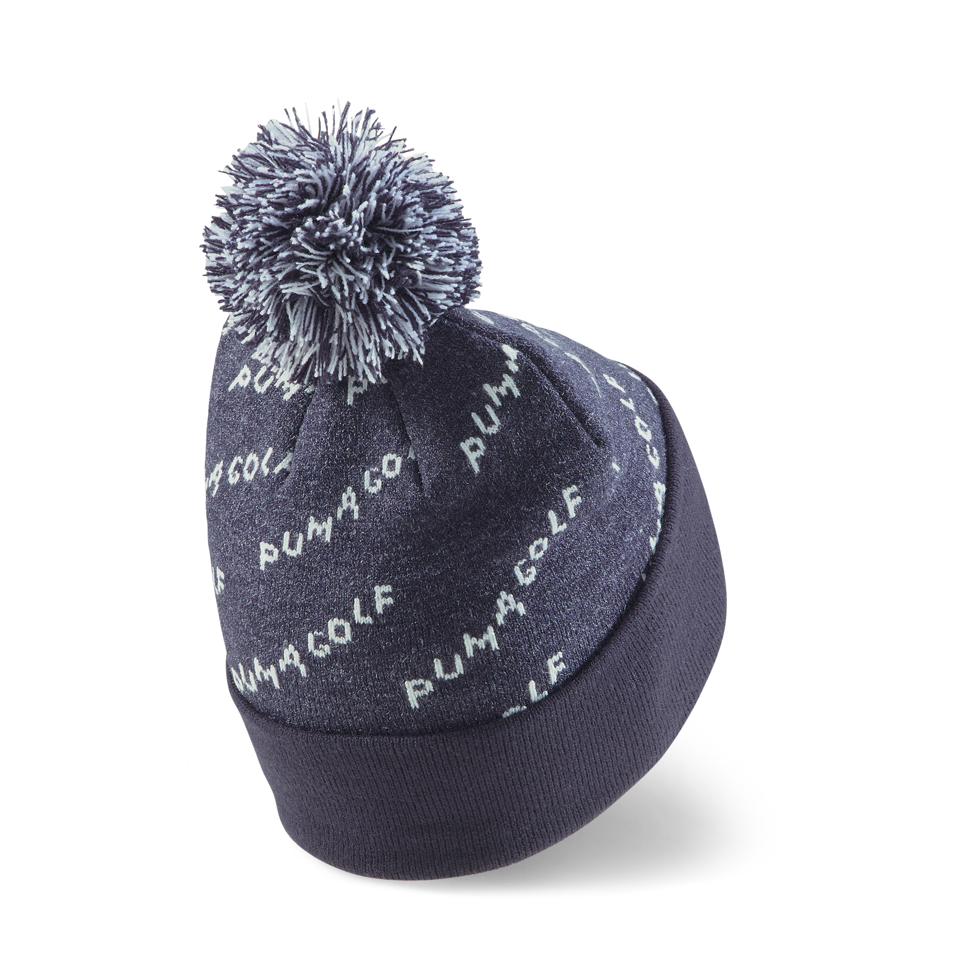 Men's P Removable Pom Beanie