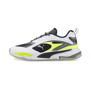 Men's GS-Fast Spikeless Golf Shoe - White/Black/Yellow