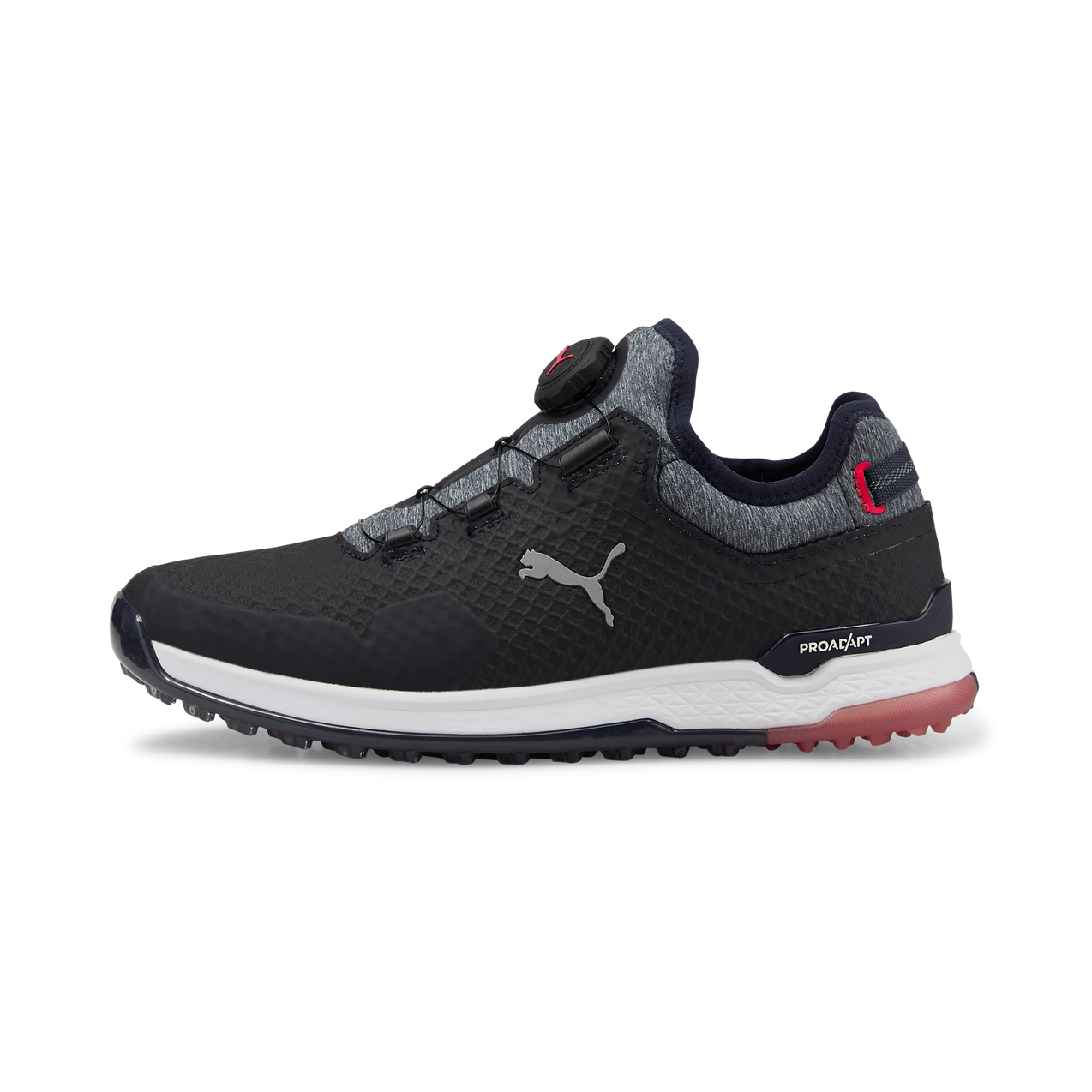 Women's ProAdapt Alphacat Disc Spikeless Golf Shoe - Black/Navy/Coral