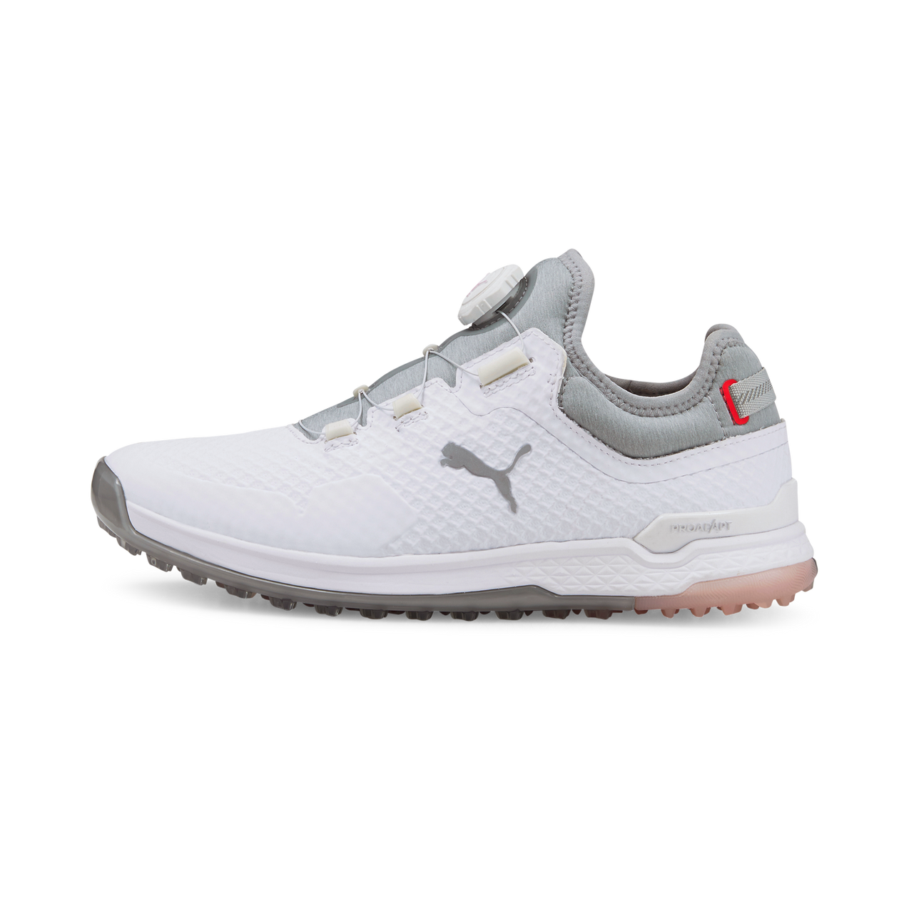 Women's ProAdapt Alphacat Disc Spikeless Golf Shoe - White/Grey