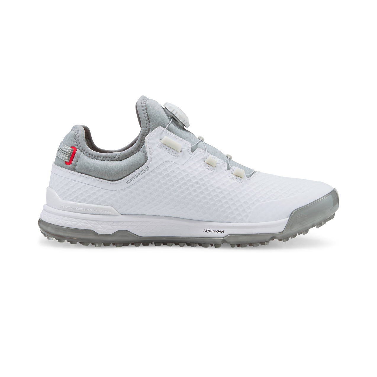 Women's ProAdapt Alphacat Disc Spikeless Golf Shoe - White/Grey