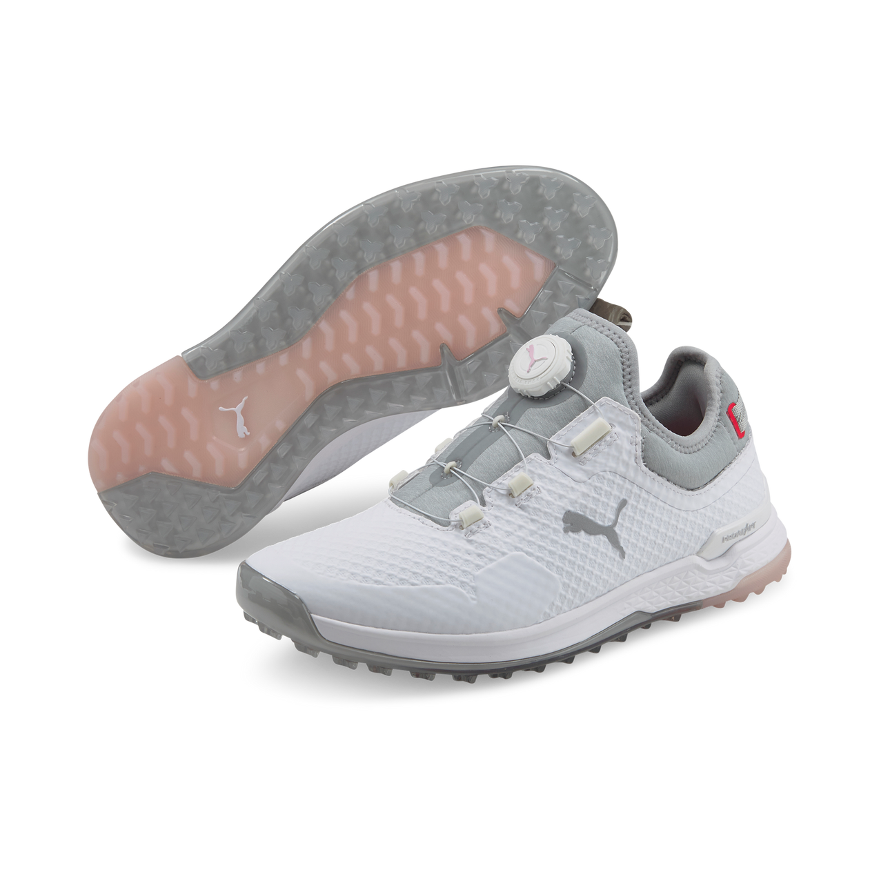 Women's ProAdapt Alphacat Disc Spikeless Golf Shoe - White/Grey