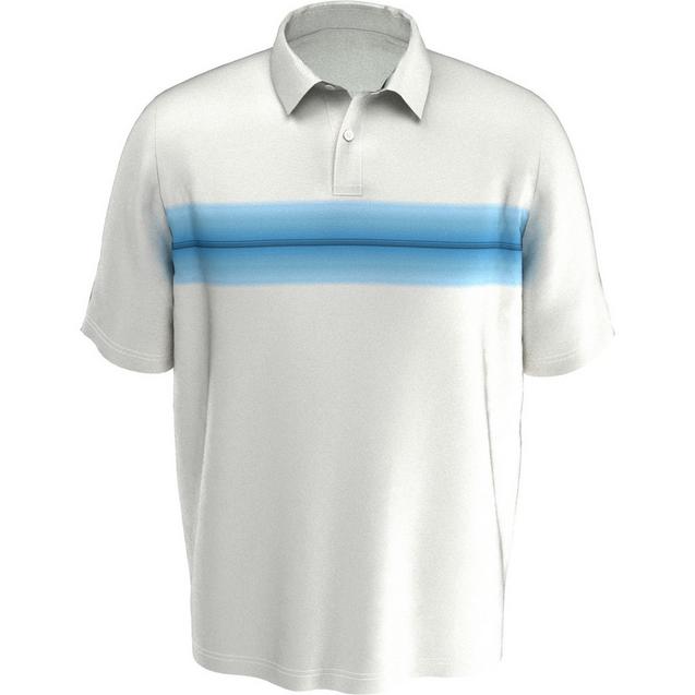 Men's Yarn Dye Energy Oxford Stripe Short Sleeve Polo