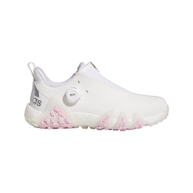 Women's CodeChaos 22 BOA Spikeless Golf Shoe - White/Pink ADIDAS