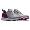 Prior Generation - Women's Fuel Spikeless Golf Shoe - Grey/Burgundy