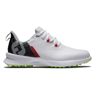 Junior Fuel Spikeless Golf Shoe - White/Black/Red