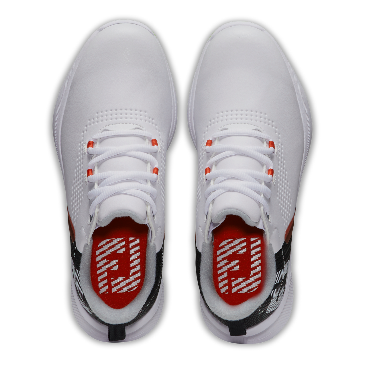 Junior Fuel Spikeless Golf Shoe - White/Black/Red