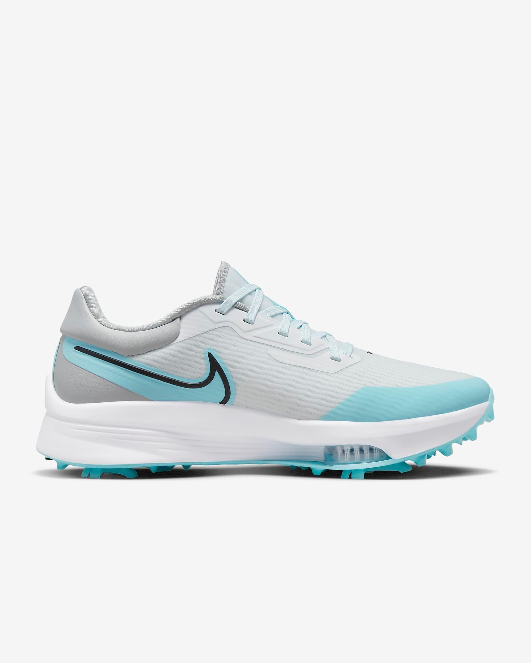 Air Zoom Infinity Tour NXT Spikeless Golf Shoe - White/Light Blue