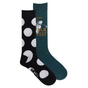 Men's Down To Par Tee Crew Sock - 2 Pack