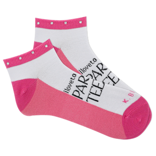 Women's I Love to Par Tee No Show Sock