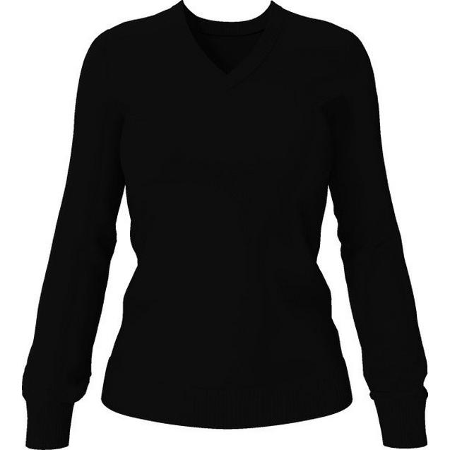 Plain black hot sale sweater women's