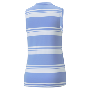 Women's Cloudspun Valley Stripe Sleeveless Polo PUMA