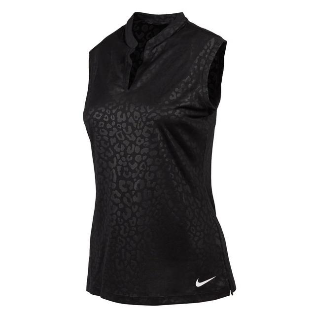 Nike women's dry on sale sleeveless golf polo