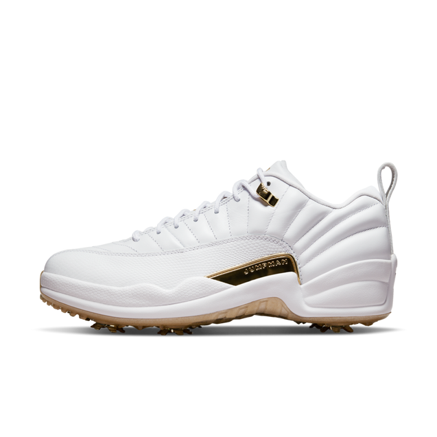 Air Jordan XII G NRG 22 - White/Gold | NIKE | Golf Shoes | Men's 