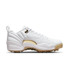 Chaussures Air Jordan XII G NRG 22 à crampons - Blanc/Or