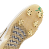 Chaussures Air Jordan XII G NRG 22 à crampons - Blanc/Or