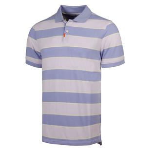Men's THE NIKE Rugby Stripe Short Sleeve Polo