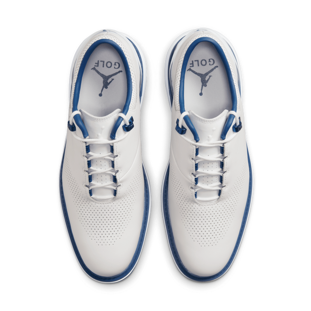 Jordan ADG 4 Spikeless Golf Shoe - White/Blue | NIKE | Golf