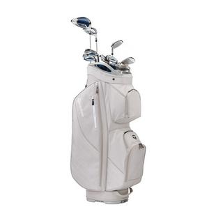 Ensemble complet de 10 clubs de golf de Marque Costway pour hommes avec  driver en alliage noir 