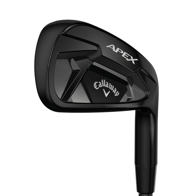 APEX 21 Black 4-PW Iron Set with Steel Shafts