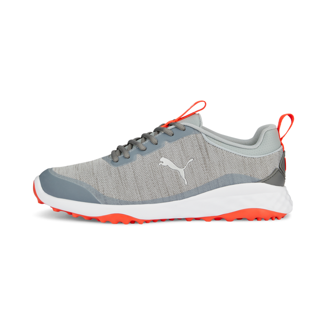 Men's Fusion Pro Spikeless Golf Shoe - Grey/Orange PUMA