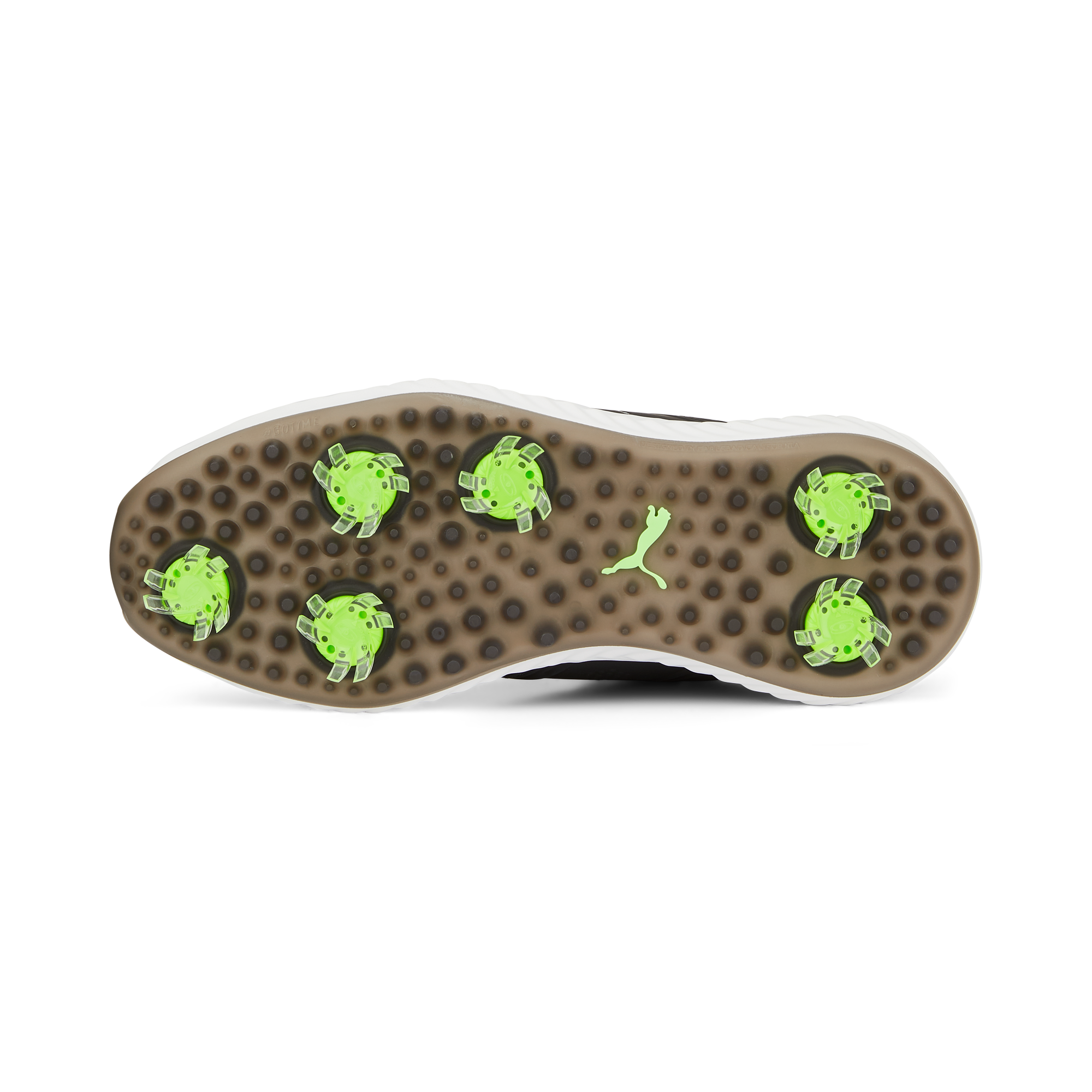 Junior Ignite PWRCAGE Spiked Golf Shoe - Black